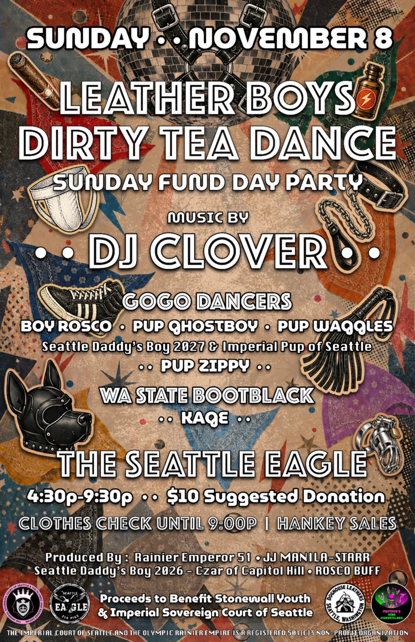 Leather Boys Dirty Tea Dance!